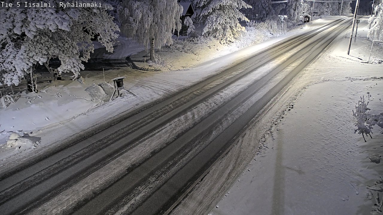 Weather Camera Image Väg 5 Idensalmi, Ryhälänmäki, Iisalmi, Pohjois-Savo