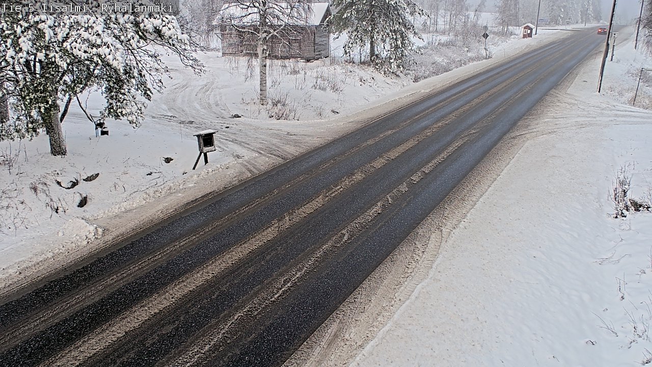 Weather Camera Image Väg 5 Idensalmi, Ryhälänmäki, Iisalmi, Pohjois-Savo