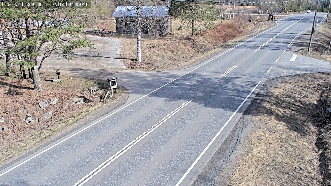 Weather Camera Image Väg 5 Idensalmi, Ryhälänmäki, Iisalmi, Pohjois-Savo