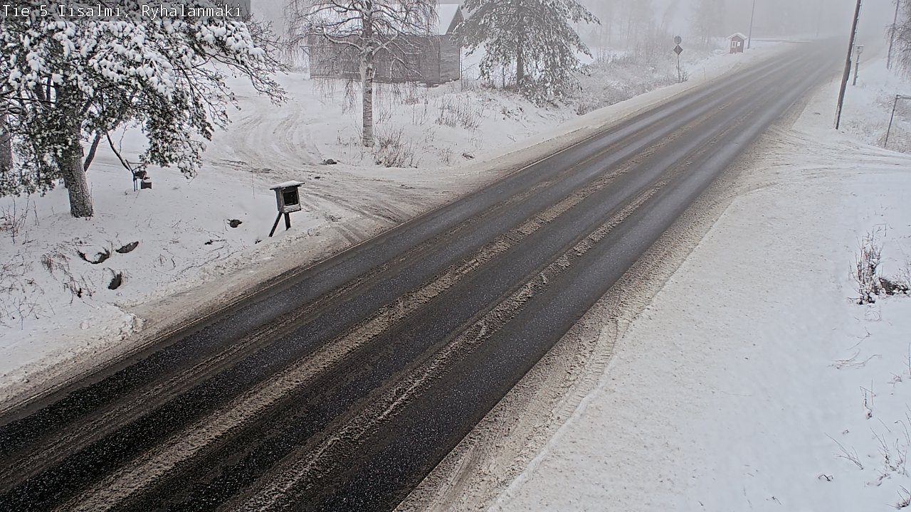 Weather Camera Image Väg 5 Idensalmi, Ryhälänmäki, Iisalmi, Pohjois-Savo