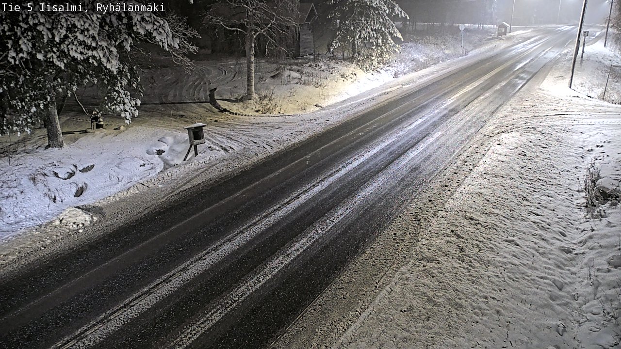 Weather Camera Image Väg 5 Idensalmi, Ryhälänmäki, Iisalmi, Pohjois-Savo