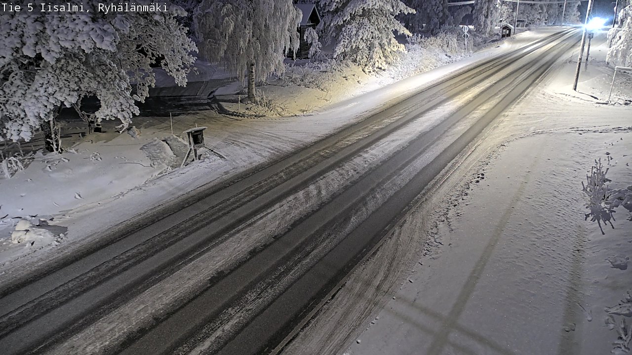 Weather Camera Image Väg 5 Idensalmi, Ryhälänmäki, Iisalmi, Pohjois-Savo