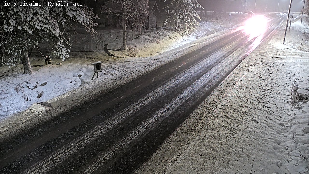 Weather Camera Image Väg 5 Idensalmi, Ryhälänmäki, Iisalmi, Pohjois-Savo