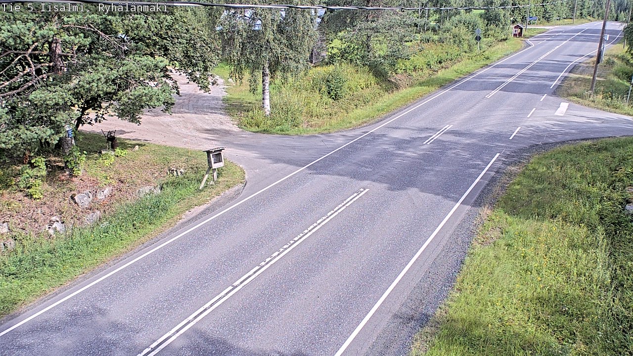 Weather Camera Image Väg 5 Idensalmi, Ryhälänmäki, Iisalmi, Pohjois-Savo
