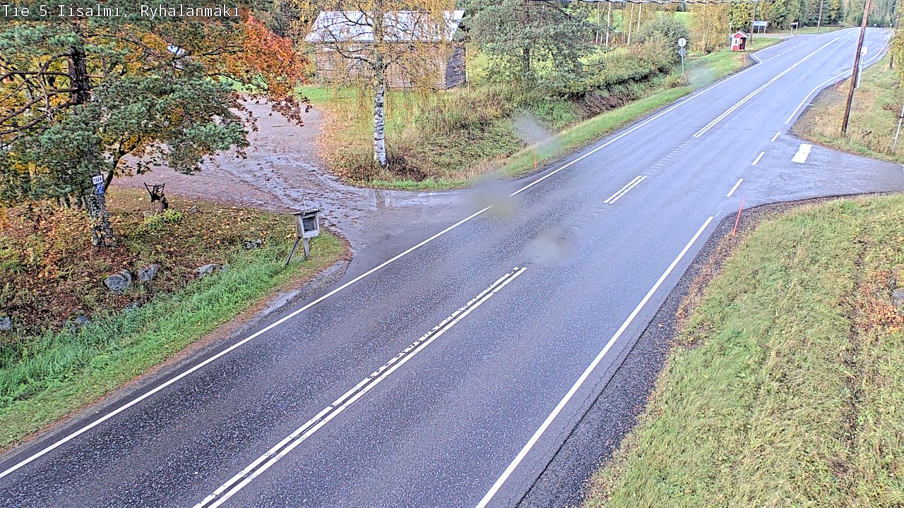 Weather Camera Image Road 5 Iisalmi, Ryhälänmäki, Iisalmi, Pohjois-Savo