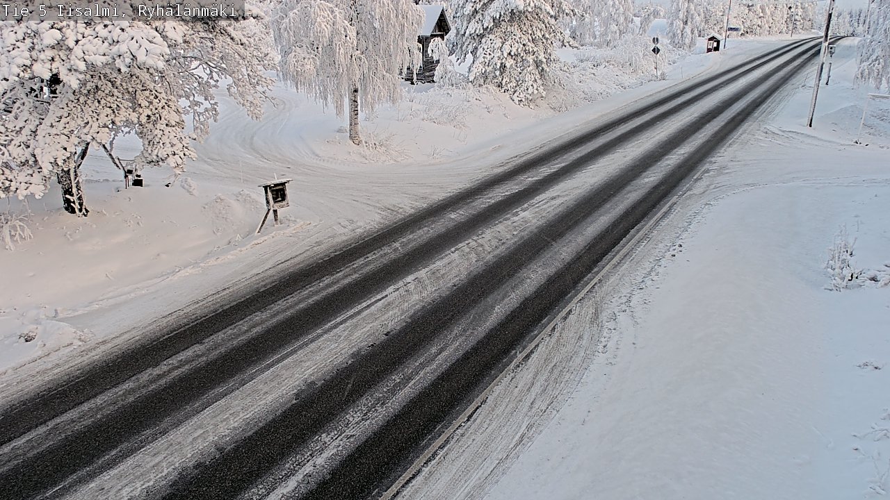 Weather Camera Image Väg 5 Idensalmi, Ryhälänmäki, Iisalmi, Pohjois-Savo
