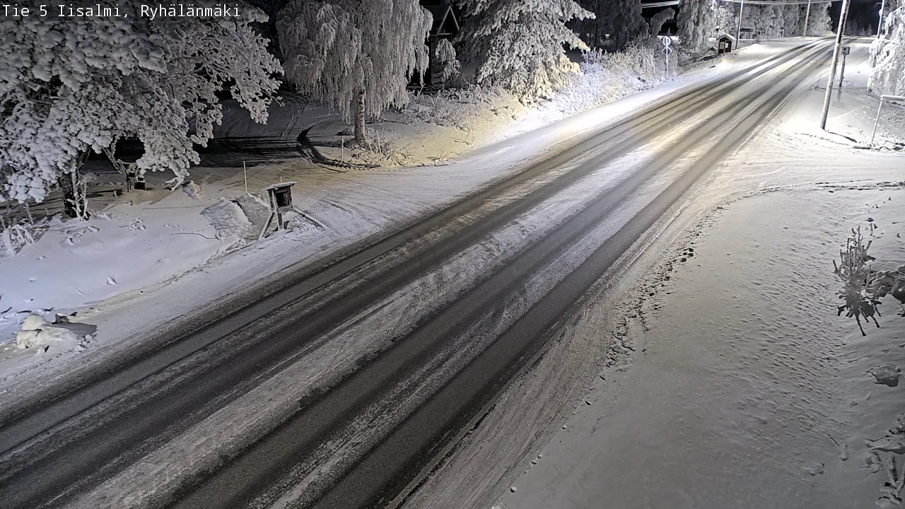 Weather Camera Image Väg 5 Idensalmi, Ryhälänmäki, Iisalmi, Pohjois-Savo