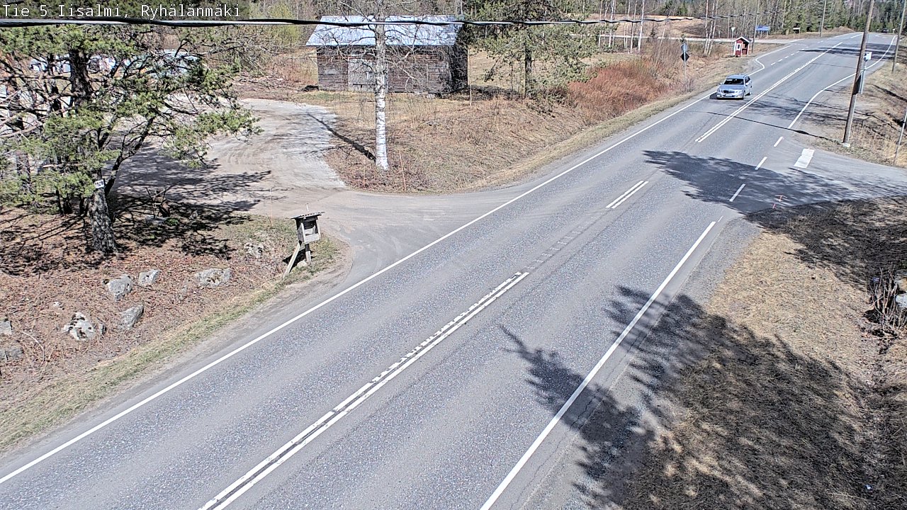 Weather Camera Image Road 5 Iisalmi, Ryhälänmäki, Iisalmi, Pohjois-Savo
