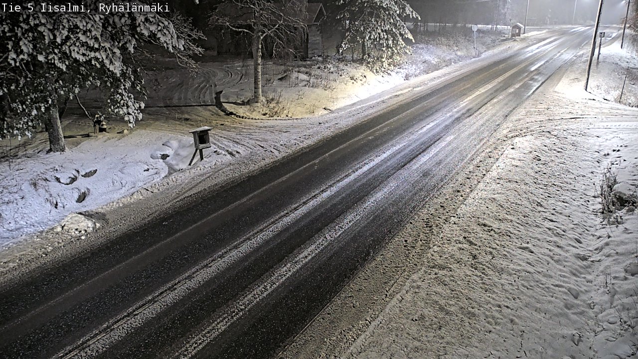 Weather Camera Image Väg 5 Idensalmi, Ryhälänmäki, Iisalmi, Pohjois-Savo