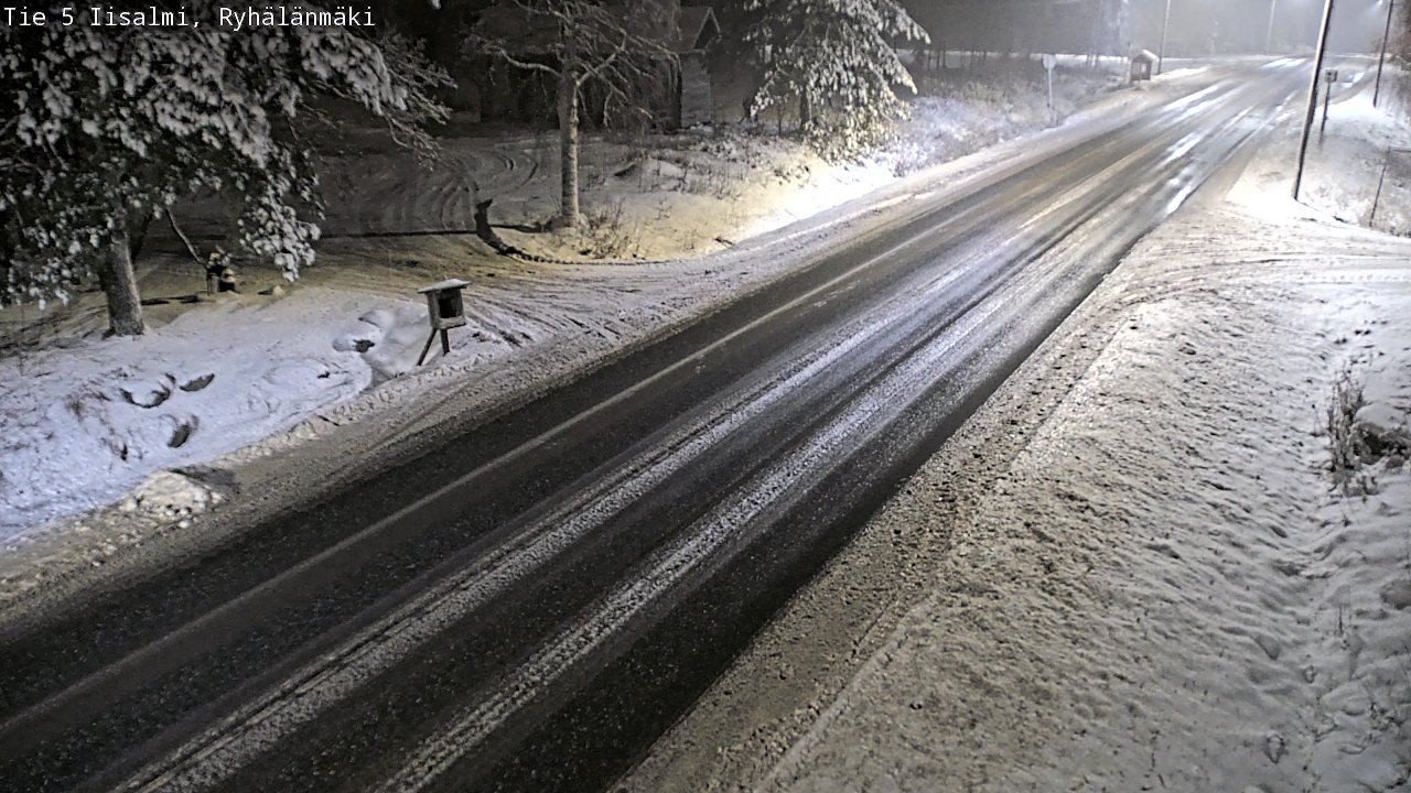 Weather Camera Image Väg 5 Idensalmi, Ryhälänmäki, Iisalmi, Pohjois-Savo