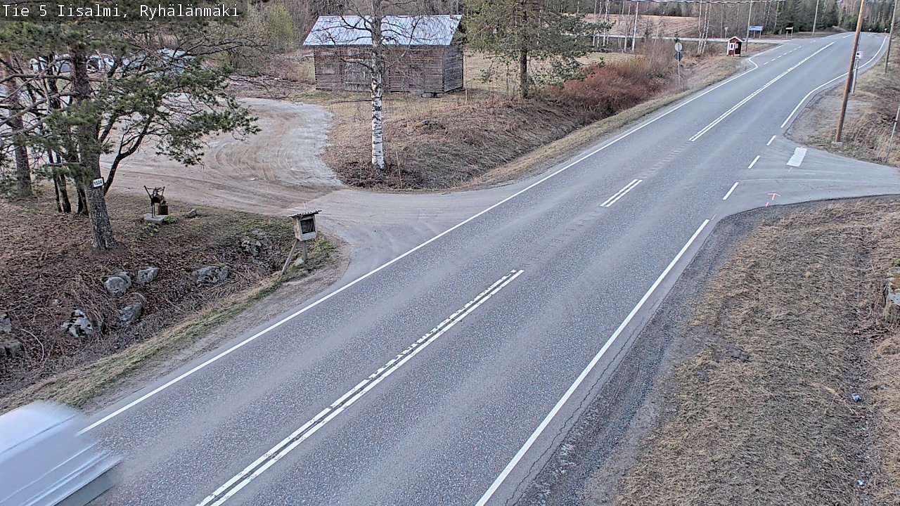Weather Camera Image Väg 5 Idensalmi, Ryhälänmäki, Iisalmi, Pohjois-Savo
