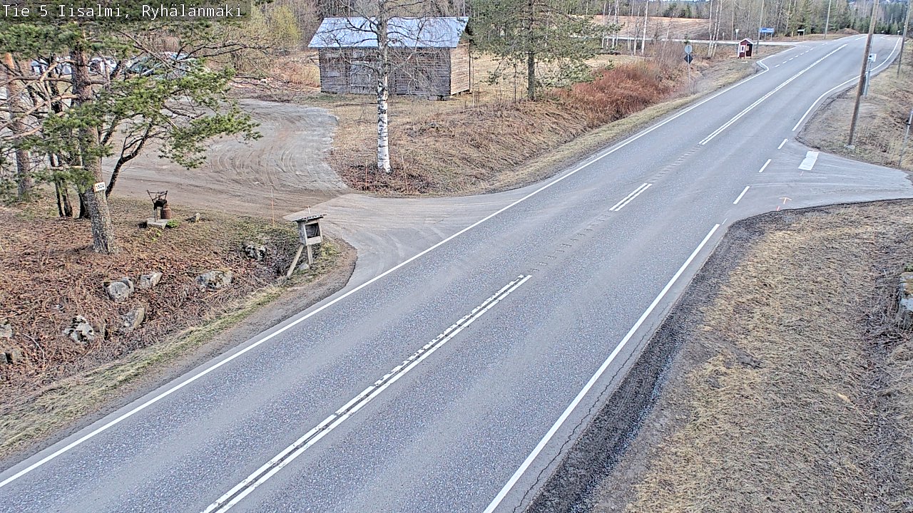 Weather Camera Image Väg 5 Idensalmi, Ryhälänmäki, Iisalmi, Pohjois-Savo