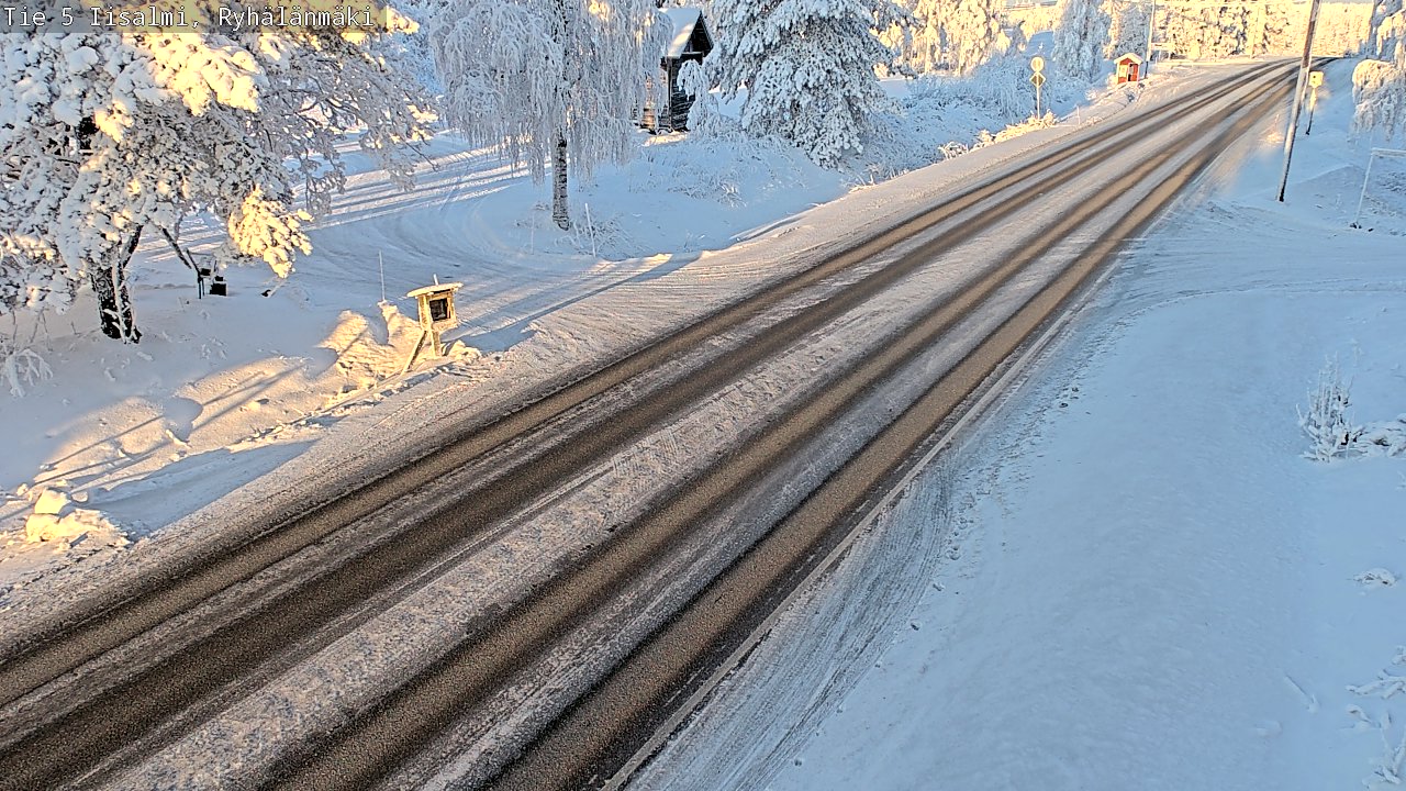 Weather Camera Image Väg 5 Idensalmi, Ryhälänmäki, Iisalmi, Pohjois-Savo