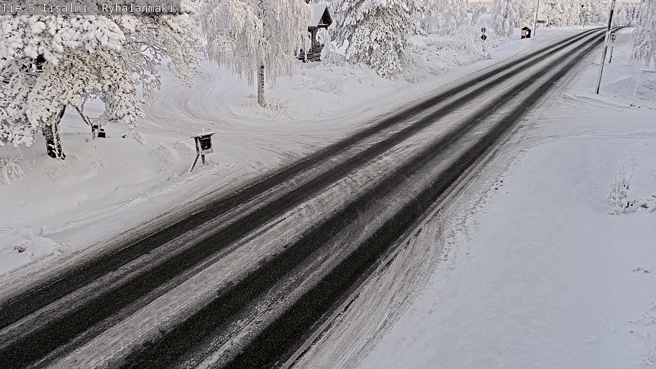 Weather Camera Image Väg 5 Idensalmi, Ryhälänmäki, Iisalmi, Pohjois-Savo