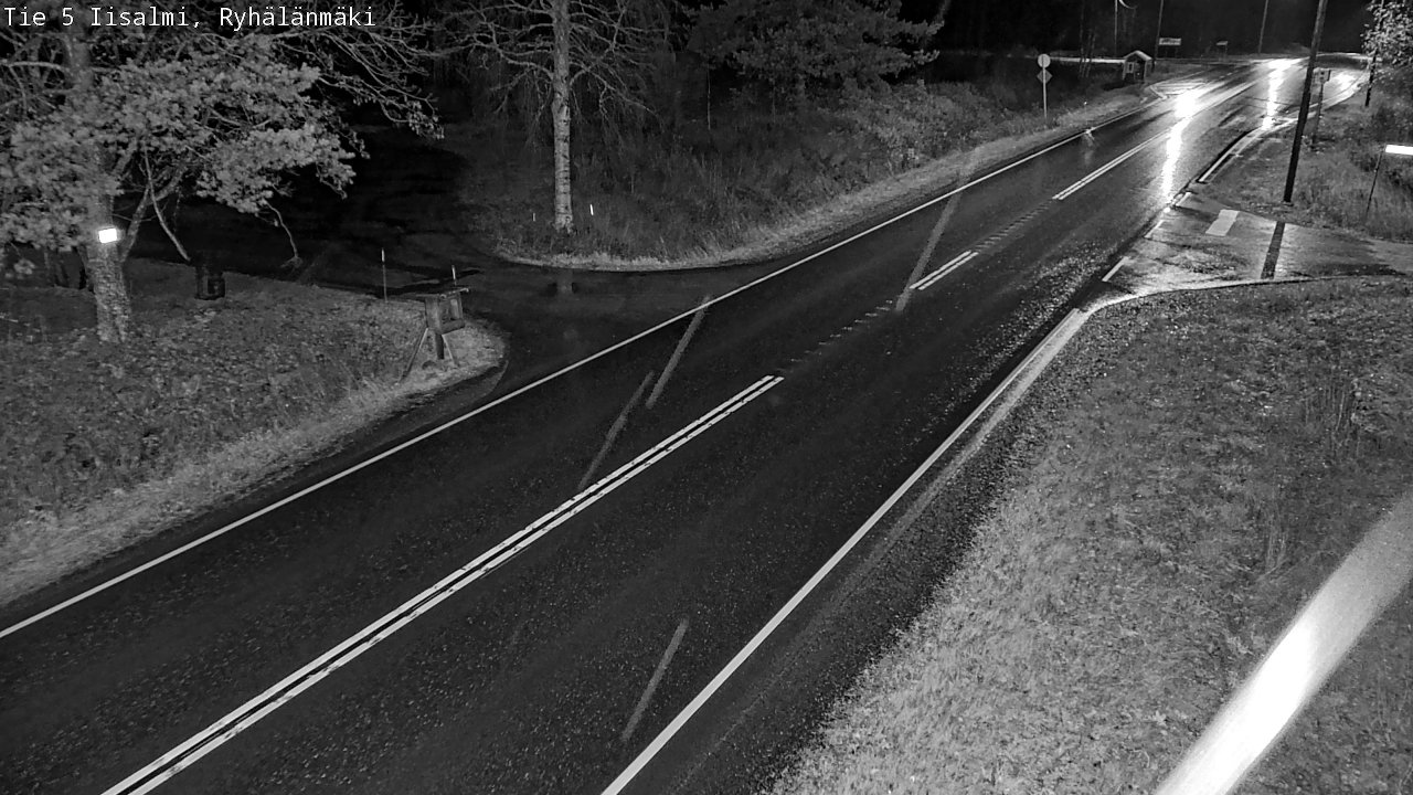 Weather Camera Image Väg 5 Idensalmi, Ryhälänmäki, Iisalmi, Pohjois-Savo