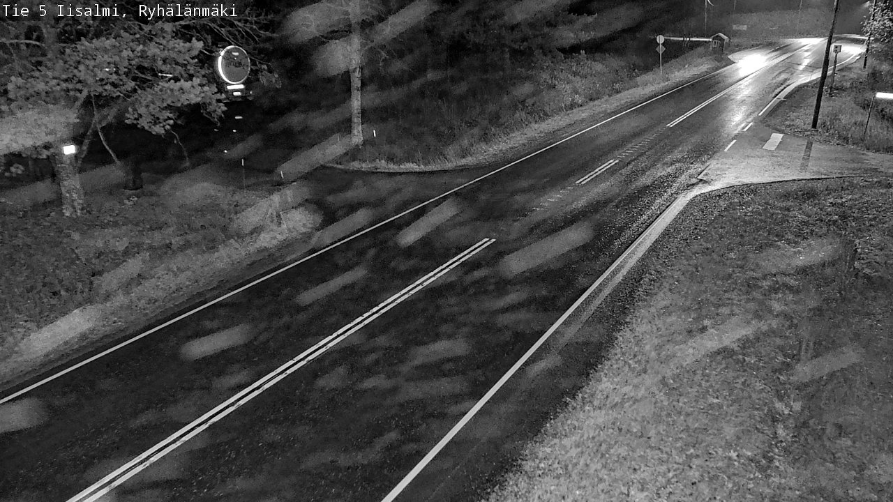 Weather Camera Image Road 5 Iisalmi, Ryhälänmäki, Iisalmi, Pohjois-Savo