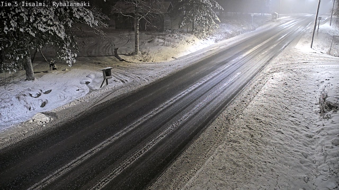 Weather Camera Image Väg 5 Idensalmi, Ryhälänmäki, Iisalmi, Pohjois-Savo