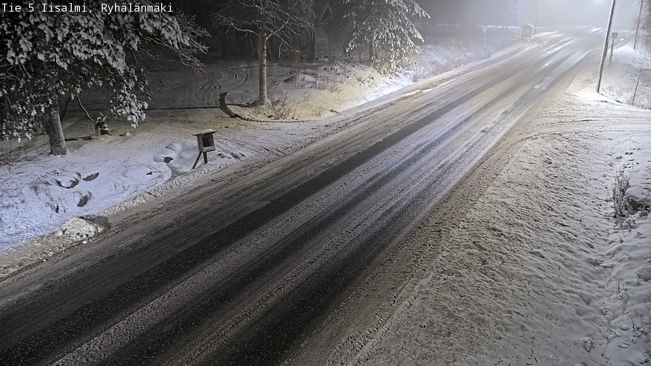 Weather Camera Image Väg 5 Idensalmi, Ryhälänmäki, Iisalmi, Pohjois-Savo
