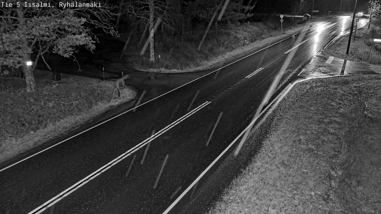 Weather Camera Image Väg 5 Idensalmi, Ryhälänmäki, Iisalmi, Pohjois-Savo
