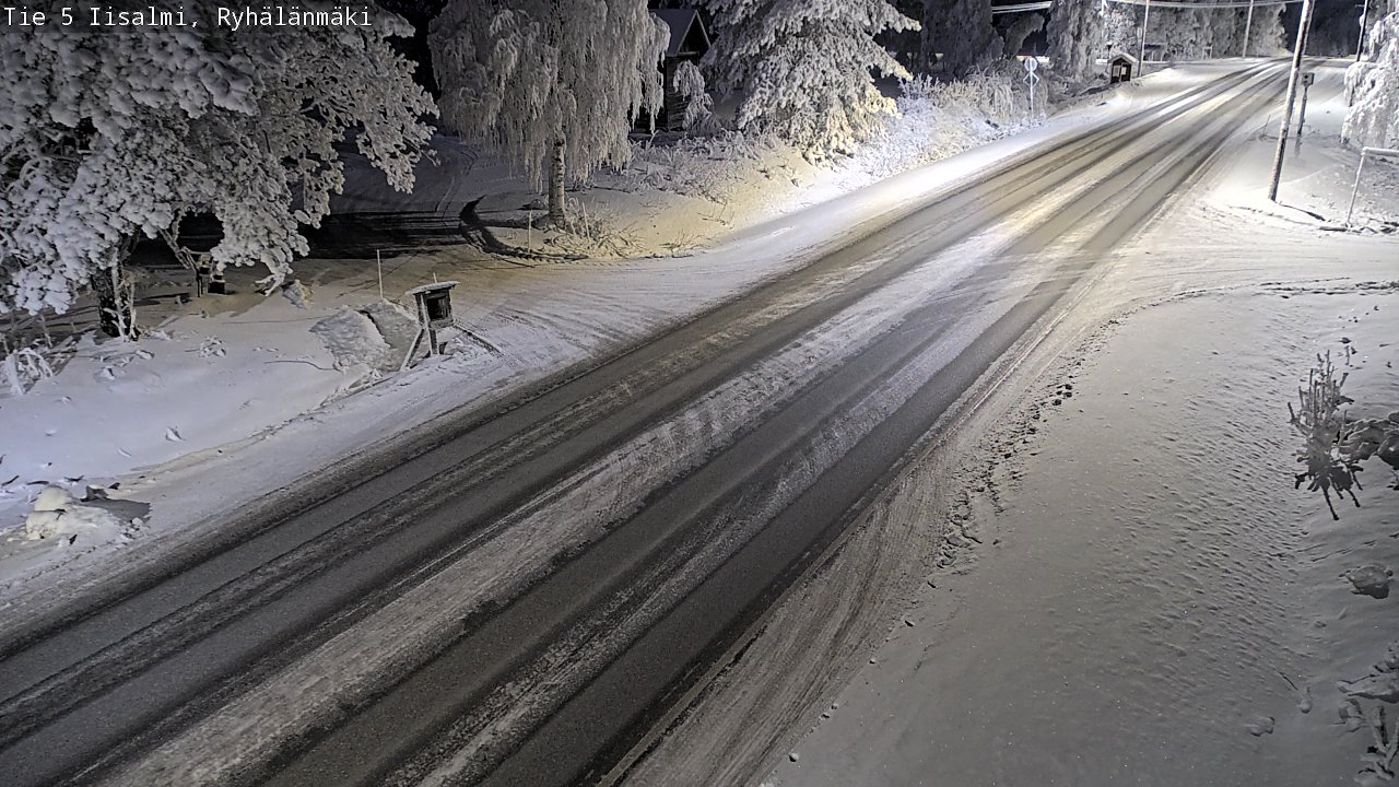 Weather Camera Image Road 5 Iisalmi, Ryhälänmäki, Iisalmi, Pohjois-Savo