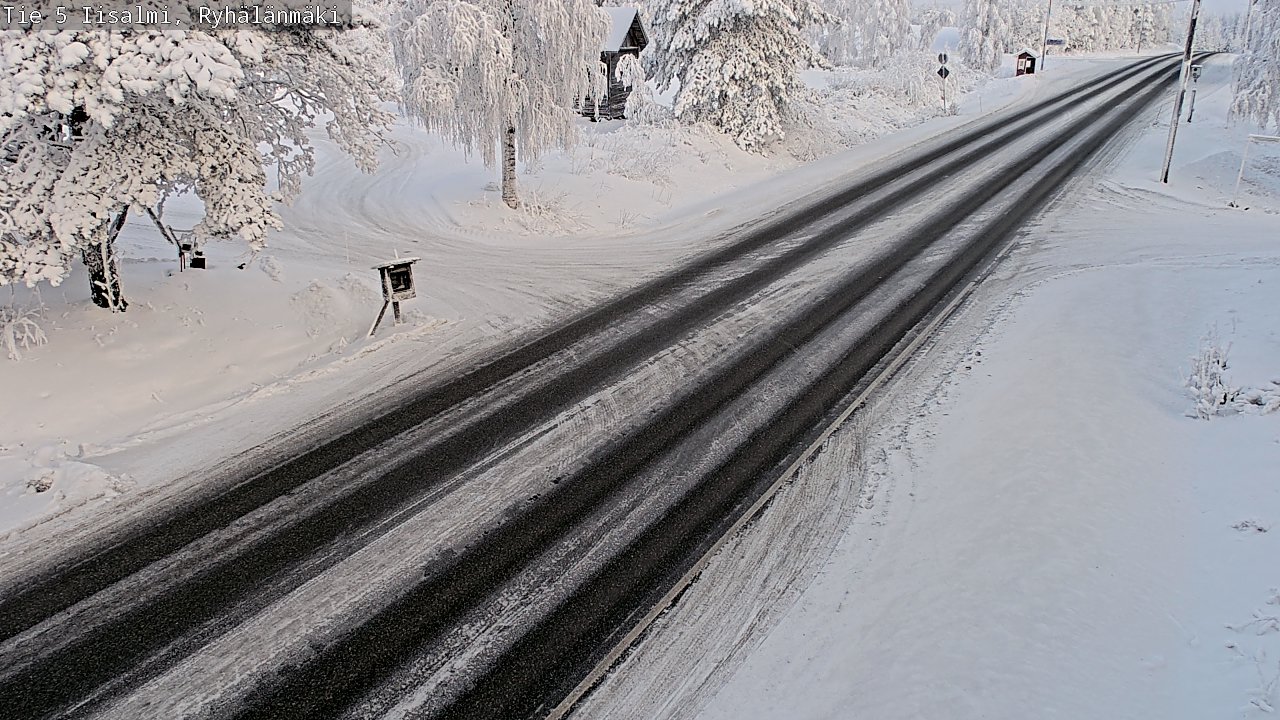 Weather Camera Image Väg 5 Idensalmi, Ryhälänmäki, Iisalmi, Pohjois-Savo