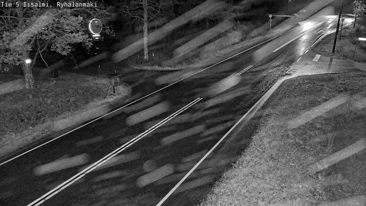 Weather Camera Image Väg 5 Idensalmi, Ryhälänmäki, Iisalmi, Pohjois-Savo