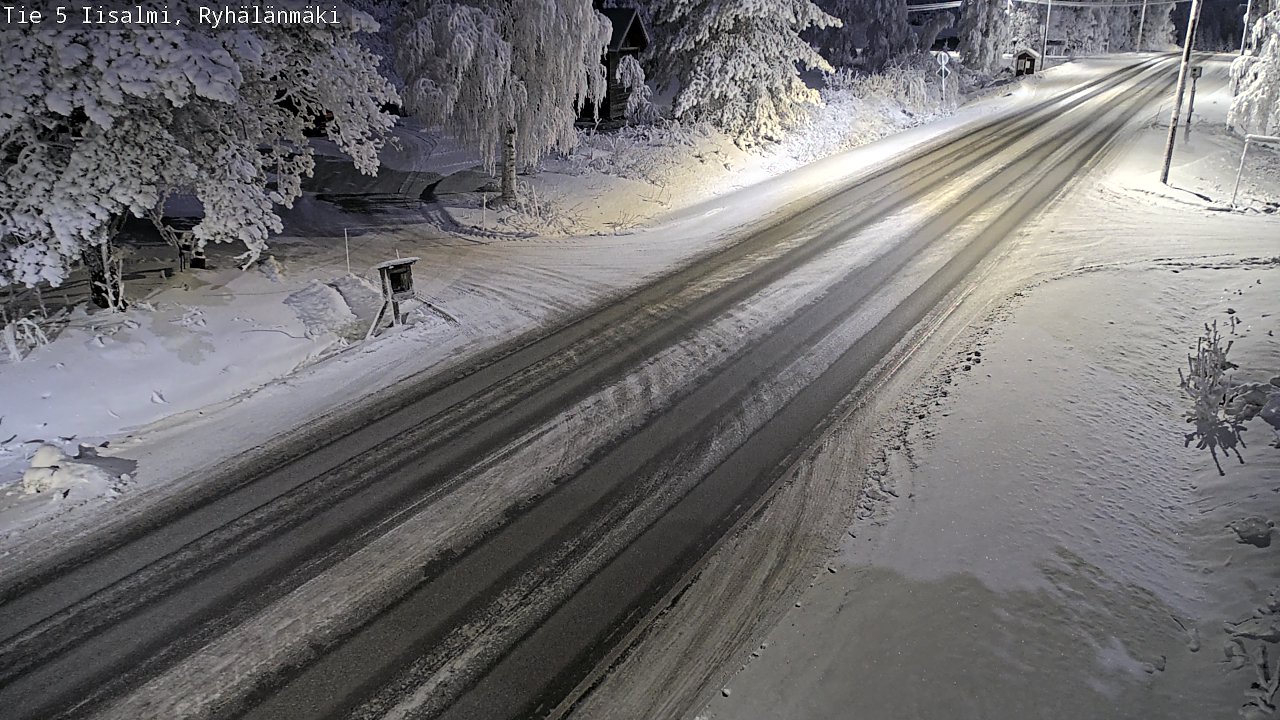 Weather Camera Image Väg 5 Idensalmi, Ryhälänmäki, Iisalmi, Pohjois-Savo