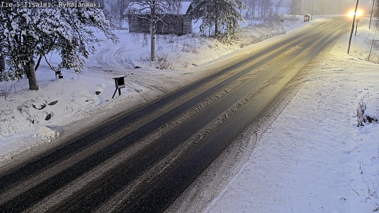 Weather Camera Image Väg 5 Idensalmi, Ryhälänmäki, Iisalmi, Pohjois-Savo