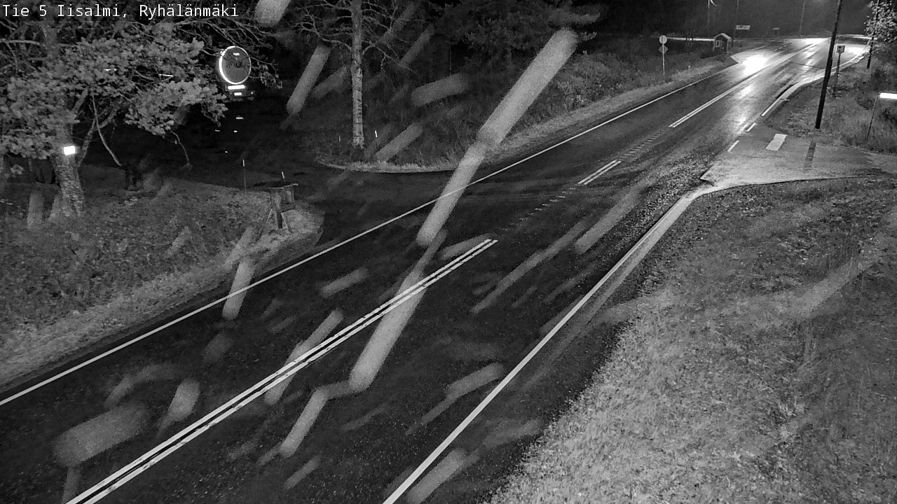 Weather Camera Image Väg 5 Idensalmi, Ryhälänmäki, Iisalmi, Pohjois-Savo