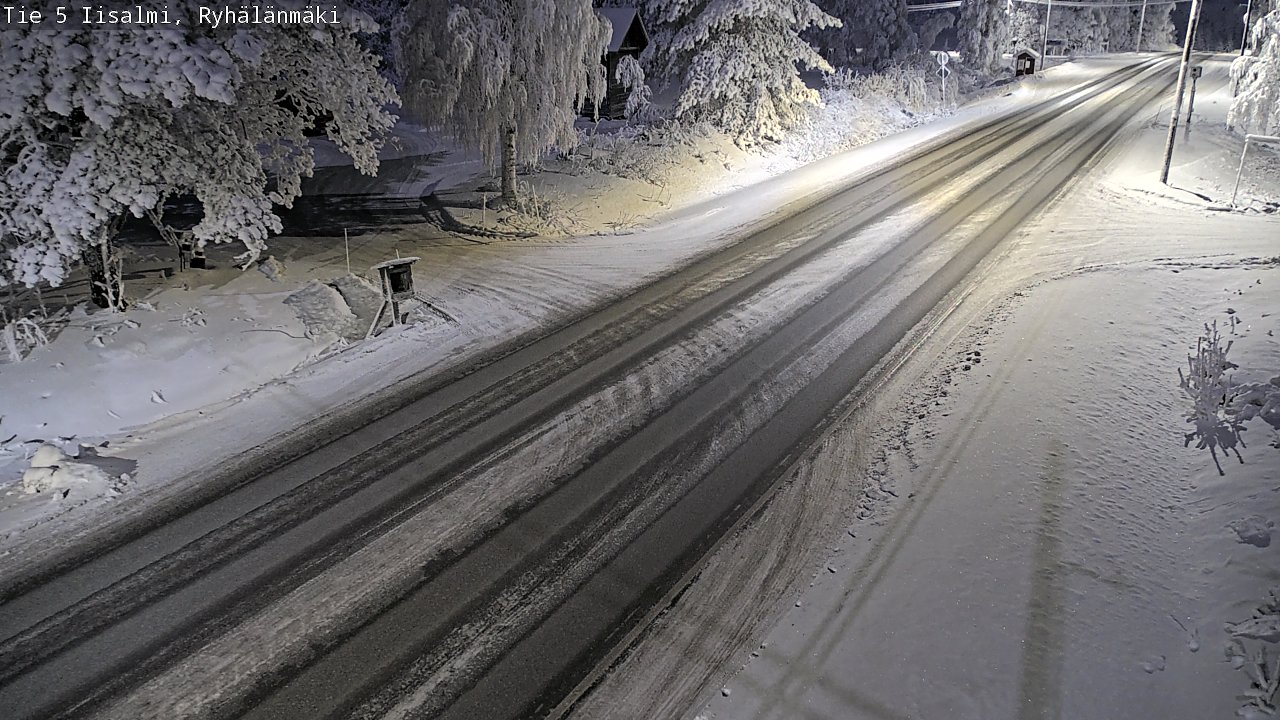 Weather Camera Image Väg 5 Idensalmi, Ryhälänmäki, Iisalmi, Pohjois-Savo