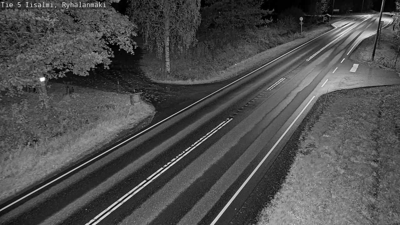 Weather Camera Image Road 5 Iisalmi, Ryhälänmäki, Iisalmi, Pohjois-Savo