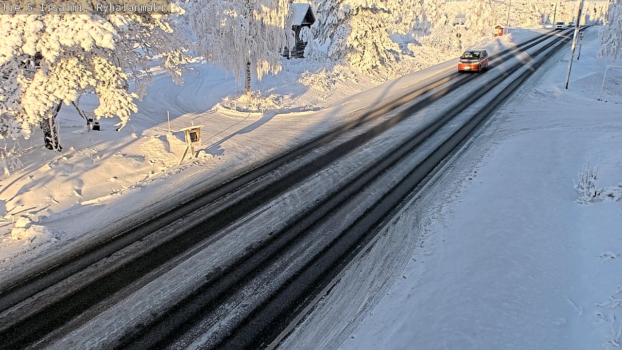 Weather Camera Image Väg 5 Idensalmi, Ryhälänmäki, Iisalmi, Pohjois-Savo