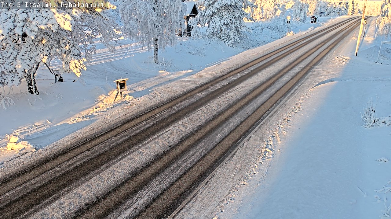Weather Camera Image Väg 5 Idensalmi, Ryhälänmäki, Iisalmi, Pohjois-Savo