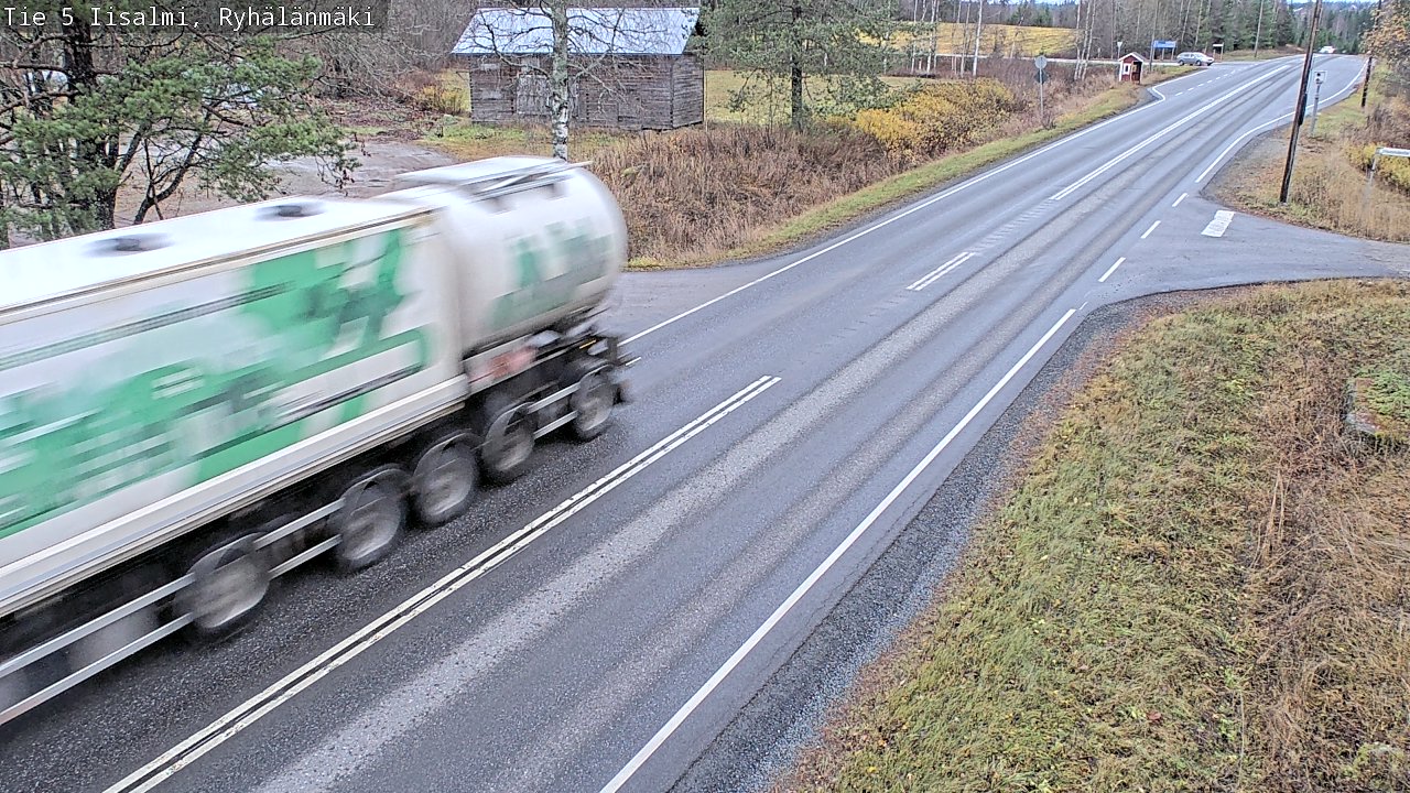 Weather Camera Image Väg 5 Idensalmi, Ryhälänmäki, Iisalmi, Pohjois-Savo