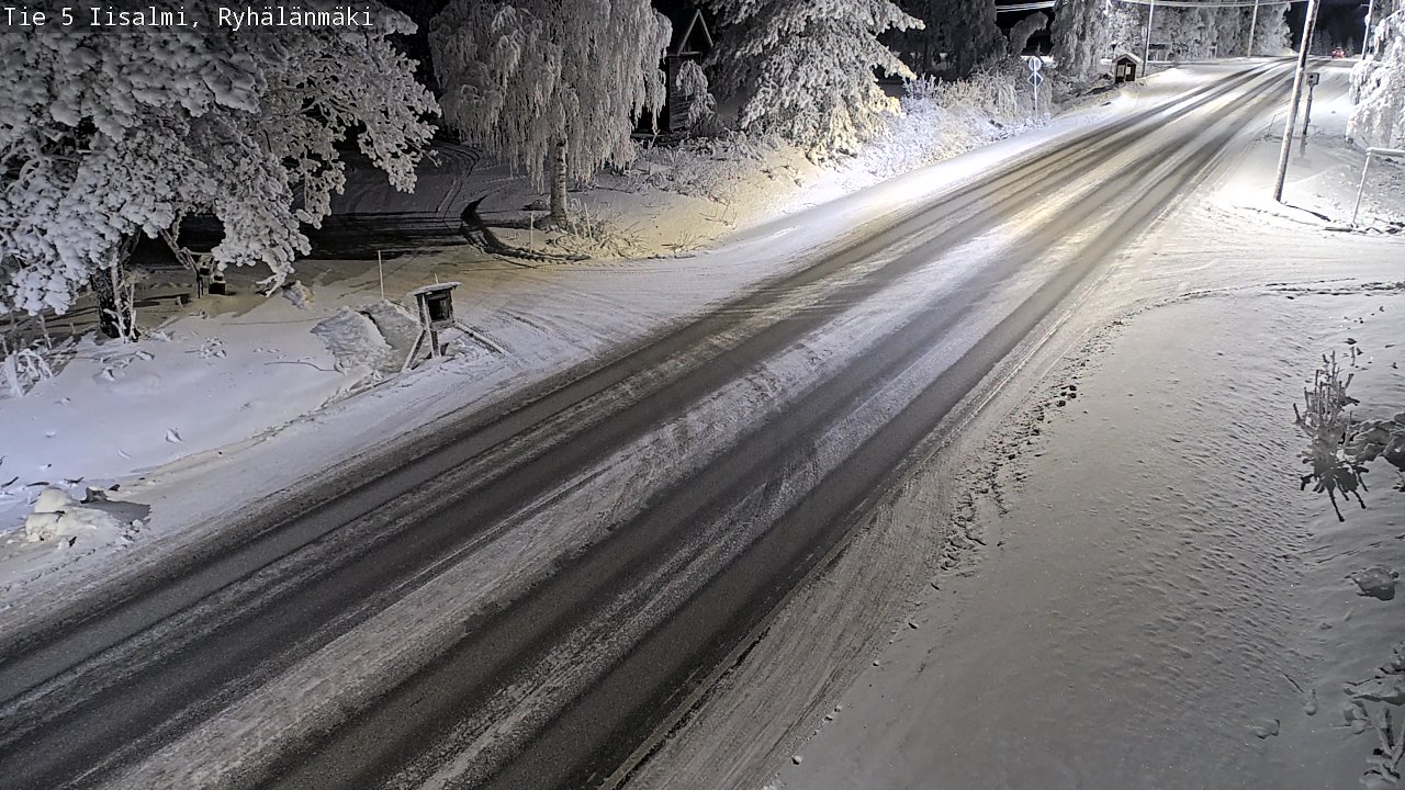 Weather Camera Image Väg 5 Idensalmi, Ryhälänmäki, Iisalmi, Pohjois-Savo