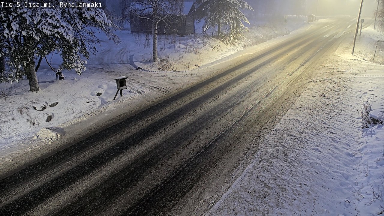 Weather Camera Image Väg 5 Idensalmi, Ryhälänmäki, Iisalmi, Pohjois-Savo