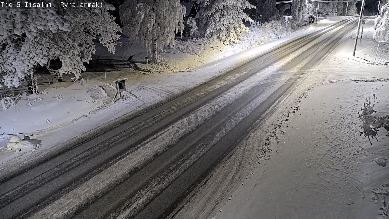 Weather Camera Image Road 5 Iisalmi, Ryhälänmäki, Iisalmi, Pohjois-Savo
