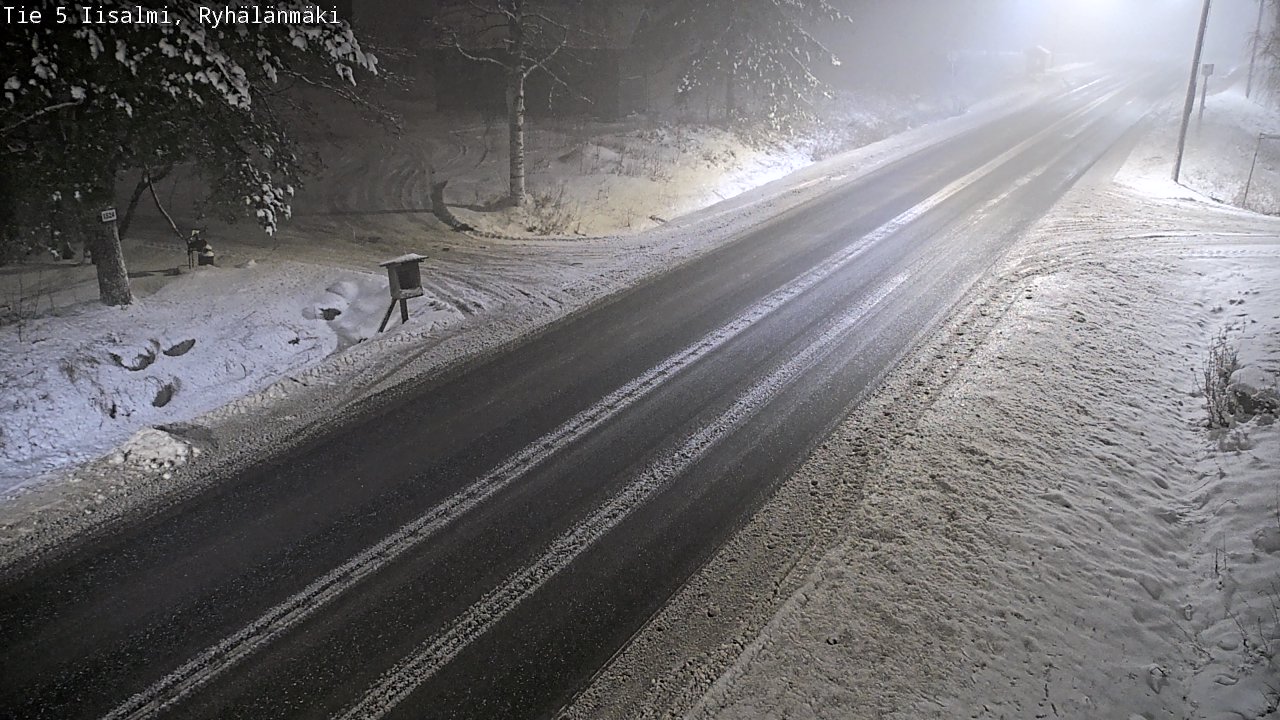 Weather Camera Image Väg 5 Idensalmi, Ryhälänmäki, Iisalmi, Pohjois-Savo