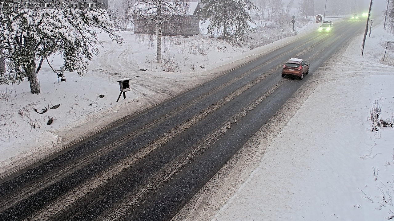 Weather Camera Image Väg 5 Idensalmi, Ryhälänmäki, Iisalmi, Pohjois-Savo