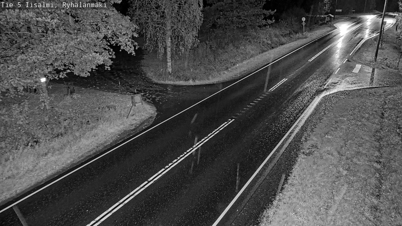 Weather Camera Image Road 5 Iisalmi, Ryhälänmäki, Iisalmi, Pohjois-Savo