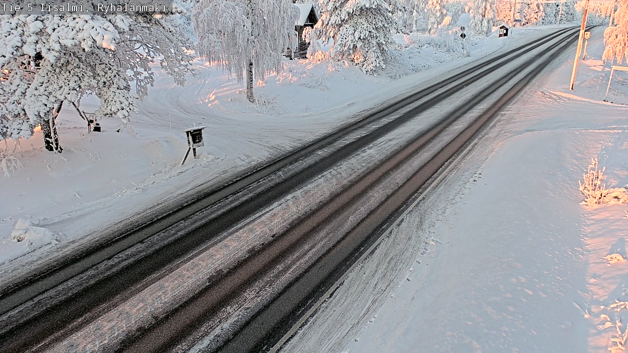 Weather Camera Image Väg 5 Idensalmi, Ryhälänmäki, Iisalmi, Pohjois-Savo