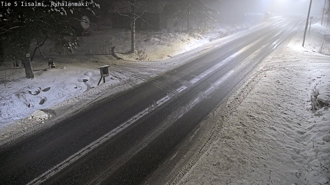 Weather Camera Image Väg 5 Idensalmi, Ryhälänmäki, Iisalmi, Pohjois-Savo