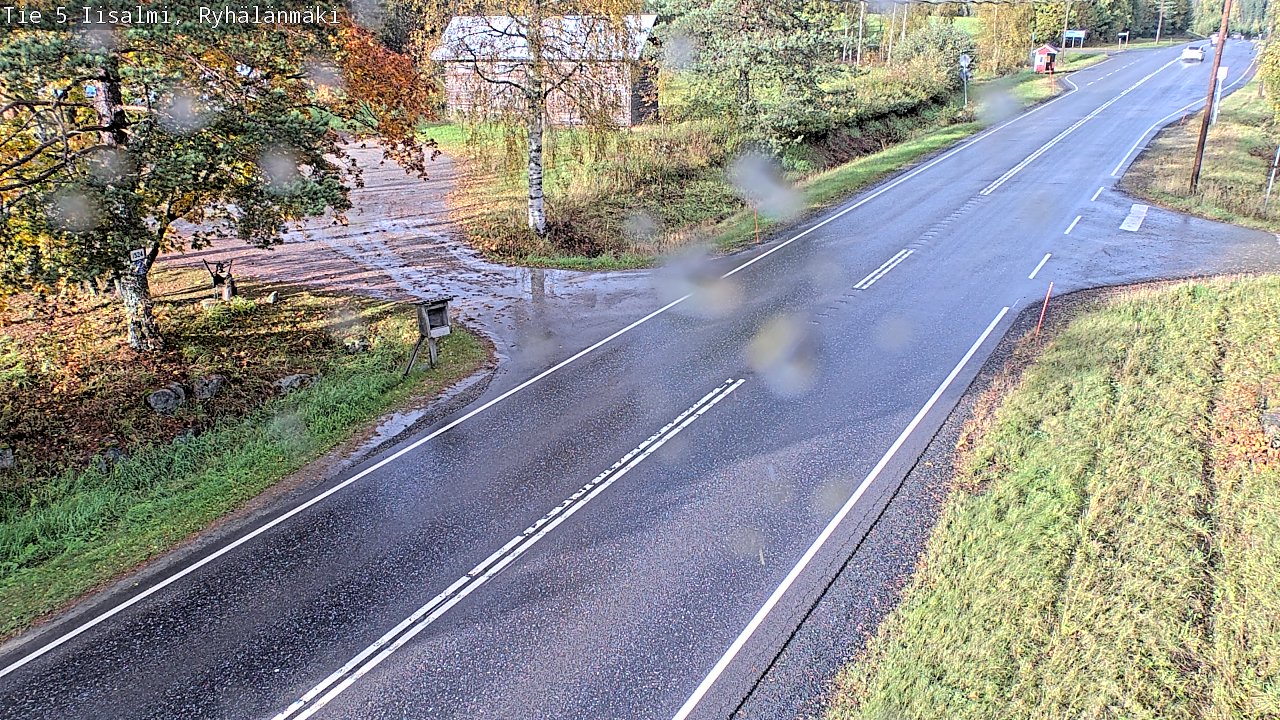 Weather Camera Image Road 5 Iisalmi, Ryhälänmäki, Iisalmi, Pohjois-Savo