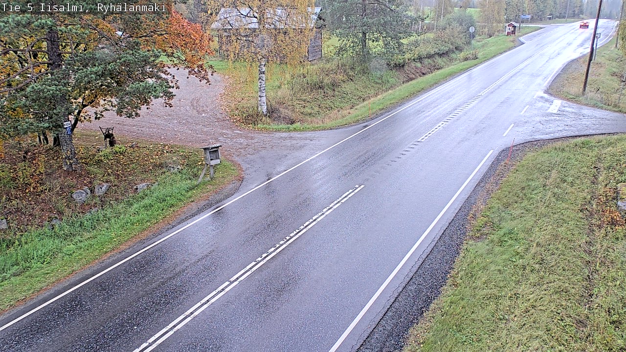 Weather Camera Image Road 5 Iisalmi, Ryhälänmäki, Iisalmi, Pohjois-Savo