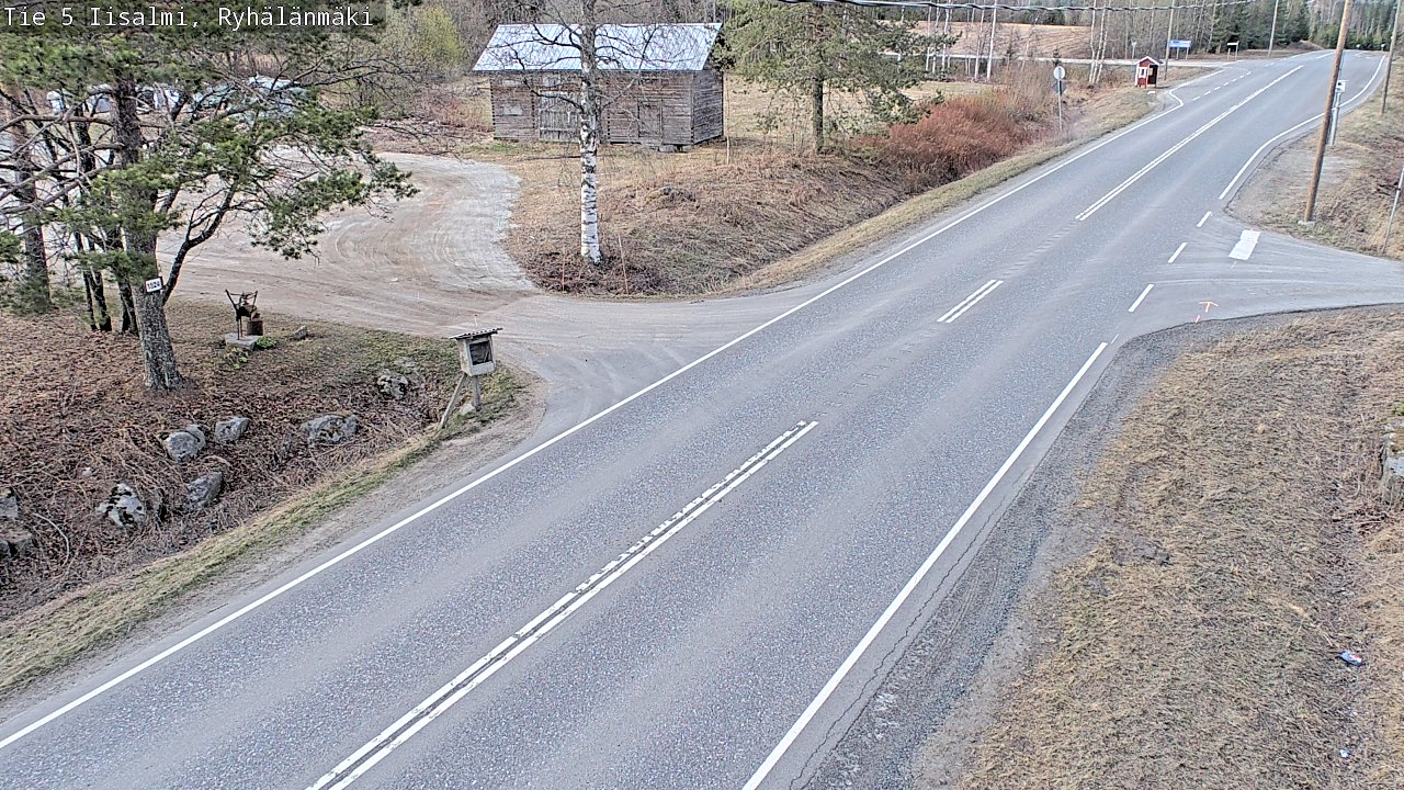 Weather Camera Image Väg 5 Idensalmi, Ryhälänmäki, Iisalmi, Pohjois-Savo