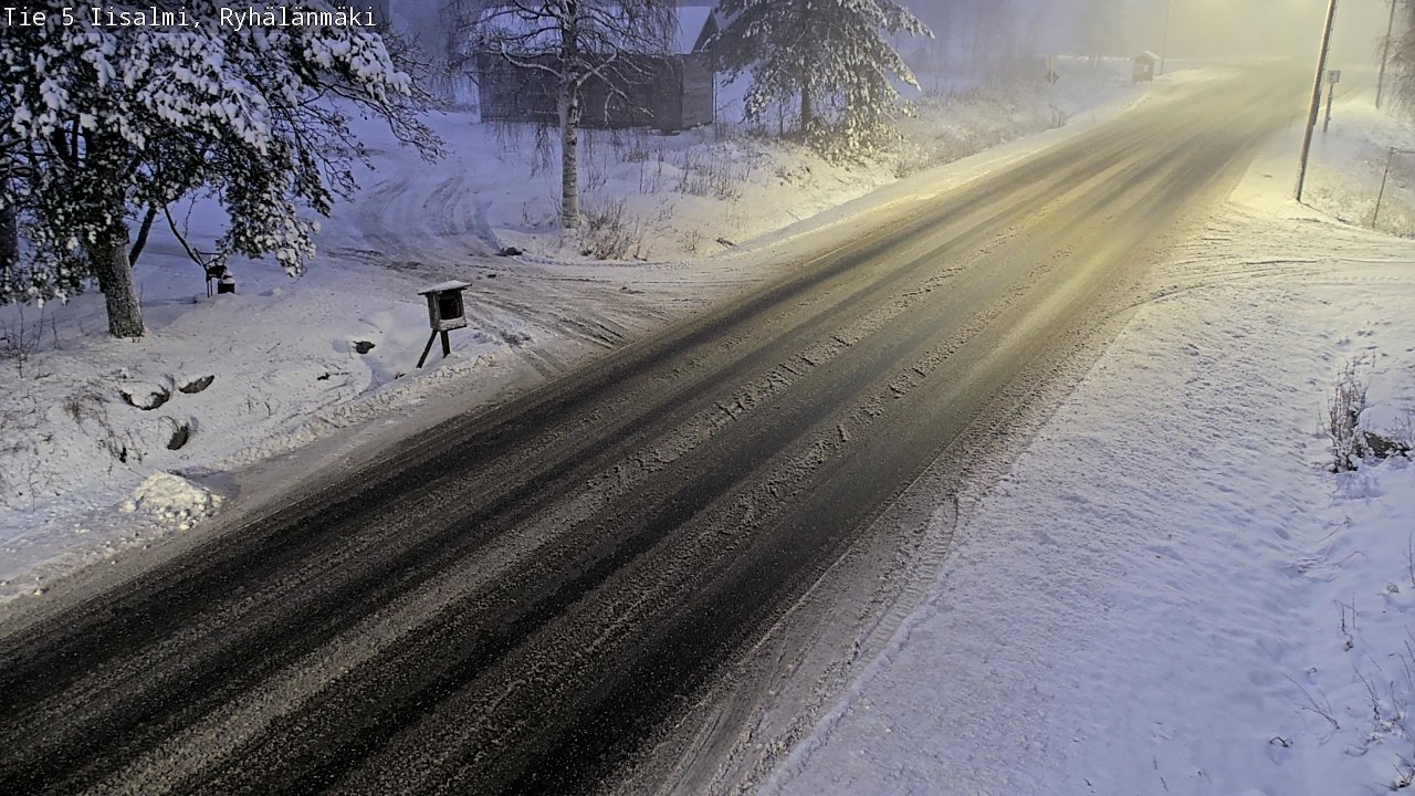 Weather Camera Image Väg 5 Idensalmi, Ryhälänmäki, Iisalmi, Pohjois-Savo