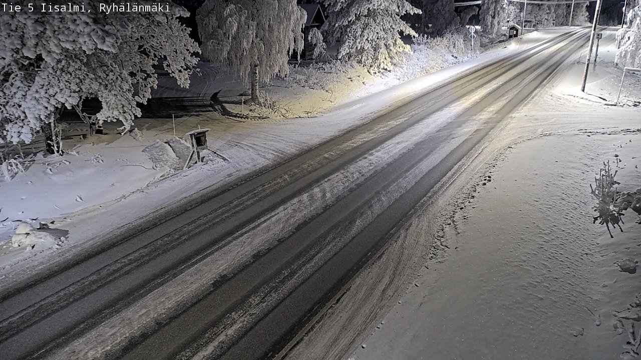 Weather Camera Image Road 5 Iisalmi, Ryhälänmäki, Iisalmi, Pohjois-Savo