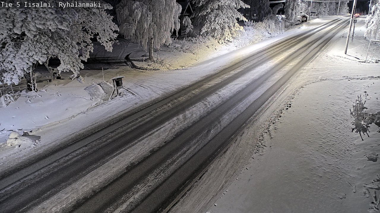 Weather Camera Image Väg 5 Idensalmi, Ryhälänmäki, Iisalmi, Pohjois-Savo