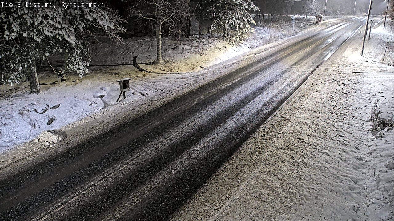 Weather Camera Image Väg 5 Idensalmi, Ryhälänmäki, Iisalmi, Pohjois-Savo