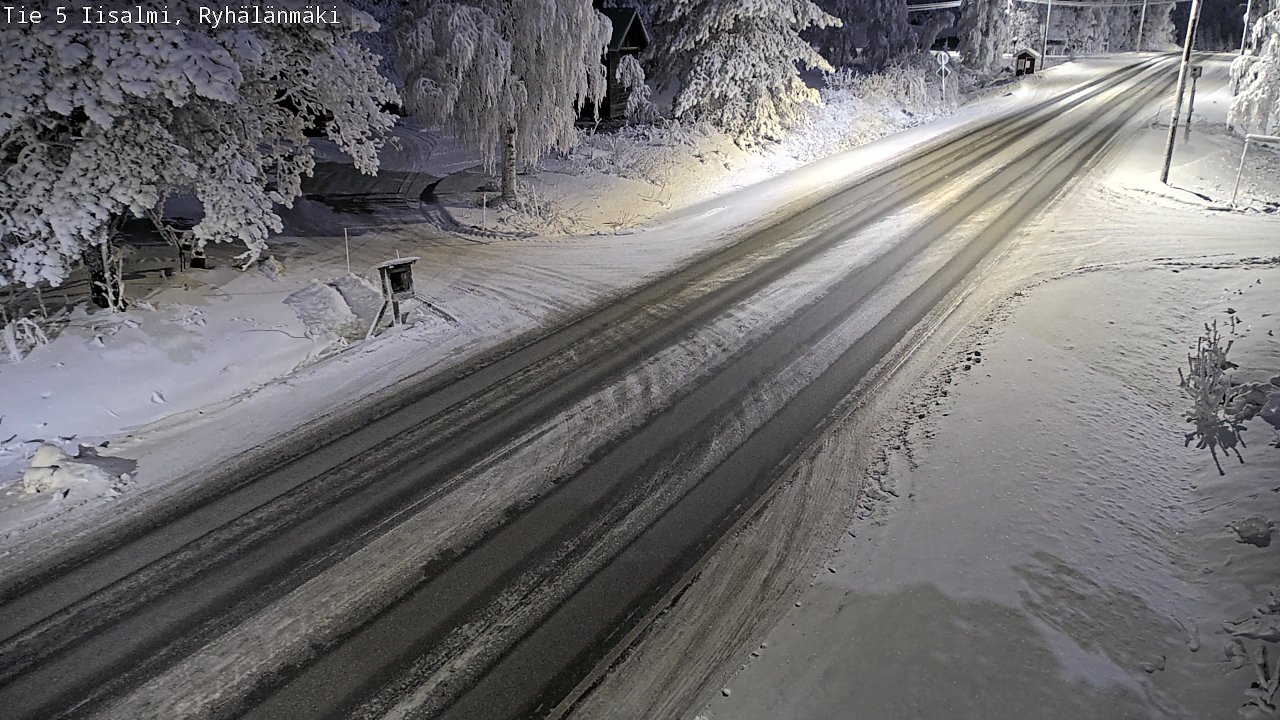 Weather Camera Image Väg 5 Idensalmi, Ryhälänmäki, Iisalmi, Pohjois-Savo